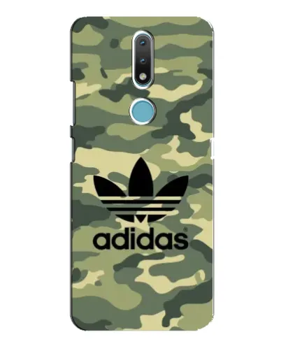 Чохол для Nokia 2.4 з картинкою «Мілітарі стиль Adidas»