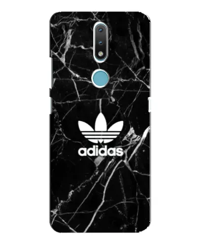 Чохол для Nokia 2.4 з картинкою «Білий мармур Adidas»