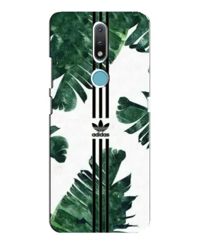 Чохол для Nokia 2.4 з картинкою «Пальмове листя адідас»