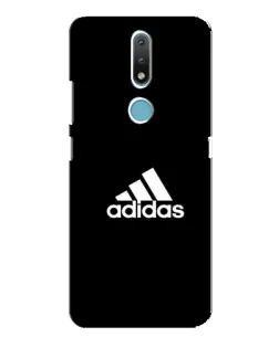 Чохол для Nokia 2.4 з картинкою «Чорна класика Adidas»