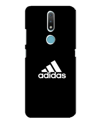 Чохол для Nokia 2.4 з картинкою «Чорна класика Adidas»