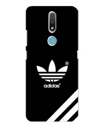 Чохол для Nokia 2.4 з картинкою «Adidas з діагональними смугами»