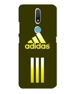 Чохол для Nokia 2.4 з картинкою «Оливковий градієнт Adidas»
