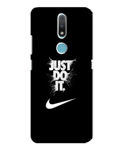 Чехол для Nokia 2.4 с картинкой «Текстовый принт Nike» Чехол для Nokia 2.4 с картинкой «Текстовый принт Nike»