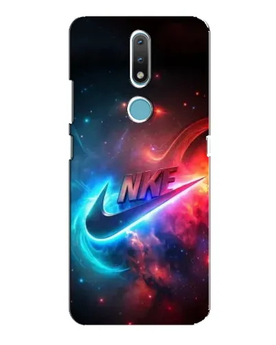 Чехол для Nokia 2.4 с картинкой «Огненный логотип Nike» Чехол для Nokia 2.4 с картинкой «Огненный логотип Nike»