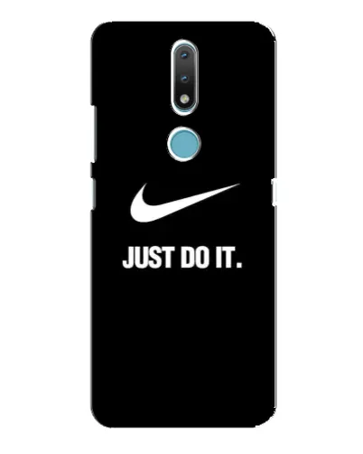 Чехол для Nokia 2.4 с картинкой «Классический принт Nike» Чехол для Nokia 2.4 с картинкой «Классический принт Nike»