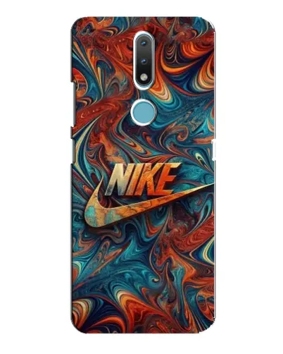 Чехол для Nokia 2.4 с картинкой «Nike в абстракции» Чехол для Nokia 2.4 с картинкой «Nike в абстракции»