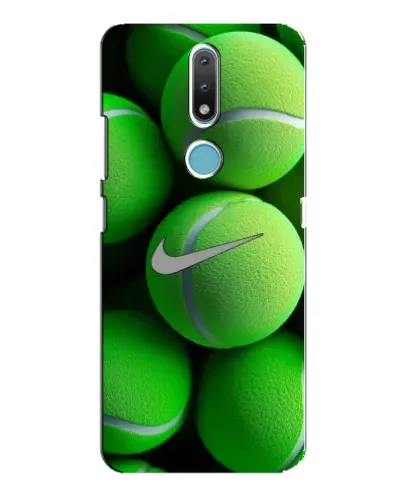 Чехол для Nokia 2.4 с картинкой «Теннисные мячи Найк» Чехол для Nokia 2.4 с картинкой «Теннисные мячи Найк»