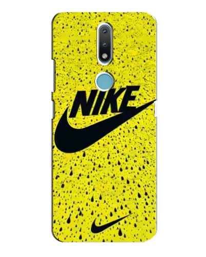 Чехол для Nokia 2.4 с картинкой «Желтый текстурный Nike» Чехол для Nokia 2.4 с картинкой «Желтый текстурный Nike»