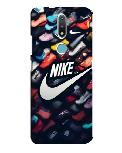 Чехол для Nokia 2.4 с картинкой «Коллекция кроссовок Nike» Чехол для Nokia 2.4 с картинкой «Коллекция кроссовок Nike»