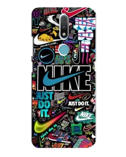 Чехол для Nokia 2.4 с картинкой «Яркий коллаж Nike» Чехол для Nokia 2.4 с картинкой «Яркий коллаж Nike»
