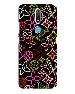 Чехол для Nokia 2.4 с картинкой «Неоновый микс Nike» Чехол для Nokia 2.4 с картинкой «Неоновый микс Nike»