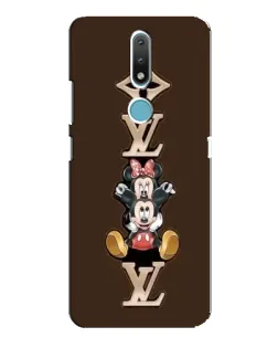 Чохол для Nokia 2.4 з картинкою «LV та Міккі Маус» Чохол для Nokia 2.4 з картинкою «LV та Міккі Маус»