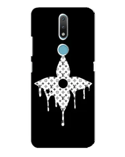 Чохол для Nokia 2.4 з картинкою «Квіткова монограма»
