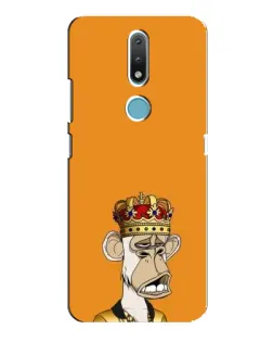Чехол для Nokia 2.4 с картинкой «Золотая обезьяна Bored Ape» Чехол для Nokia 2.4 с картинкой «Золотая обезьяна Bored Ape»