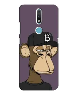 Чехол для Nokia 2.4 с картинкой «Bored Ape в кепке» Чехол для Nokia 2.4 с картинкой «Bored Ape в кепке»