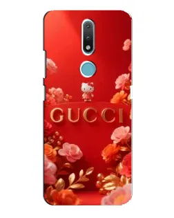 Чехол для Nokia 2.4 с картинкой «Gucci — золотой сад»