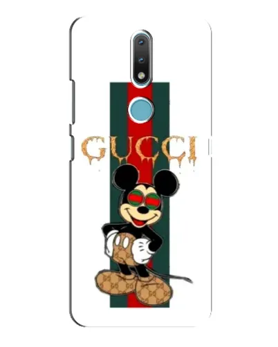 Чехол для Nokia 2.4 с картинкой «Микки Маус Gucci — полосы» Чехол для Nokia 2.4 с картинкой «Микки Маус Gucci — полосы»