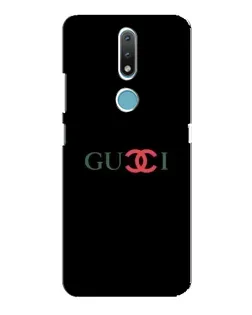 Чехол для Nokia 2.4 с картинкой «Gucci — красный градиент»