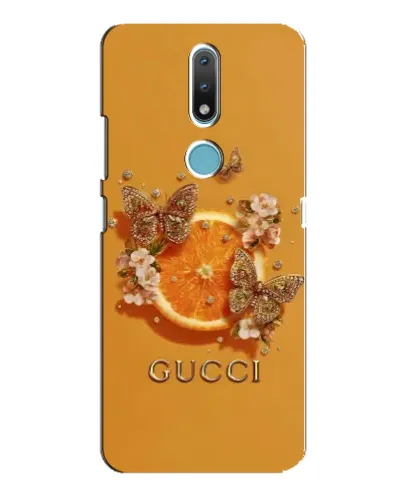 Чехол для Nokia 2.4 с картинкой «Gucci — золотые бабочки» Чехол для Nokia 2.4 с картинкой «Gucci — золотые бабочки»