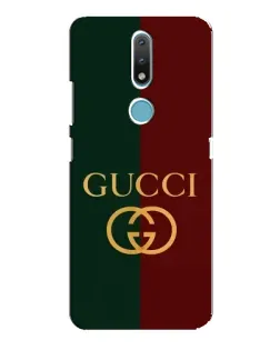 Чехол для Nokia 2.4 с картинкой «Gucci — темно-зеленый градиент»