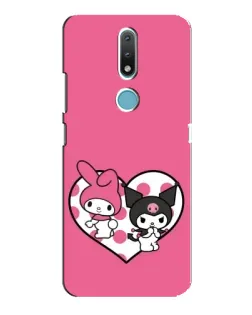 Чохол для Nokia 2.4 з картинкою «Kuromi та My Melody»