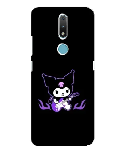 Чехол для Nokia 2.4 с картинкой «Электрическая Kuromi» Чехол для Nokia 2.4 с картинкой «Электрическая Kuromi»