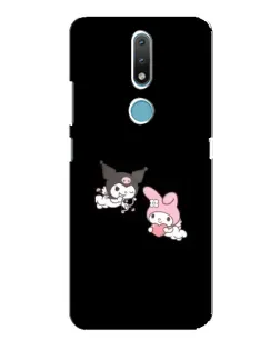 Чохол для Nokia 2.4 з картинкою «My Melody та Kuromi»
