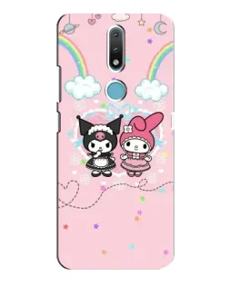 Чохол для Nokia 2.4 з картинкою «My Melody та Kuromi»