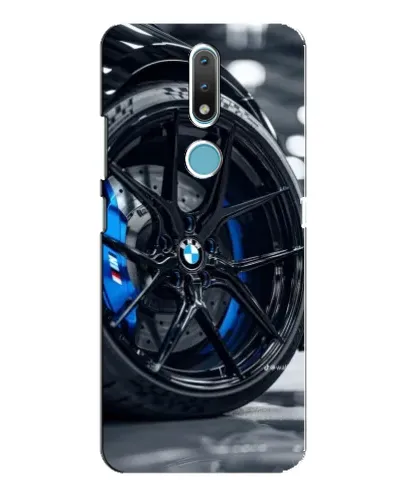 Чохол для Nokia 2.4 з картинкою «Колесо BMW зблизька»