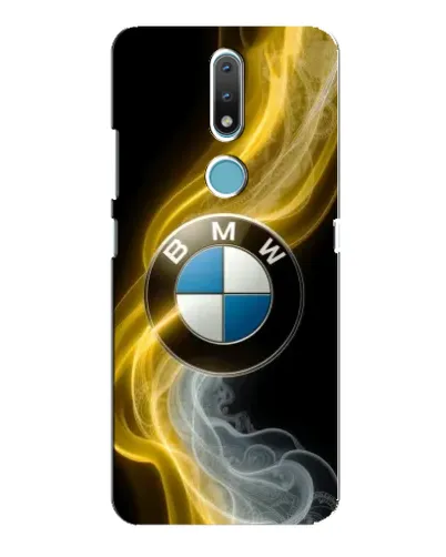Чохол для Nokia 2.4 з картинкою «Золотистий дим BMW»