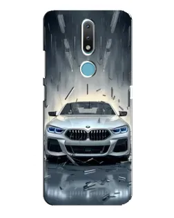 Чохол для Nokia 2.4 з картинкою «BMW у світлі фар» Чохол для Nokia 2.4 з картинкою «BMW у світлі фар»