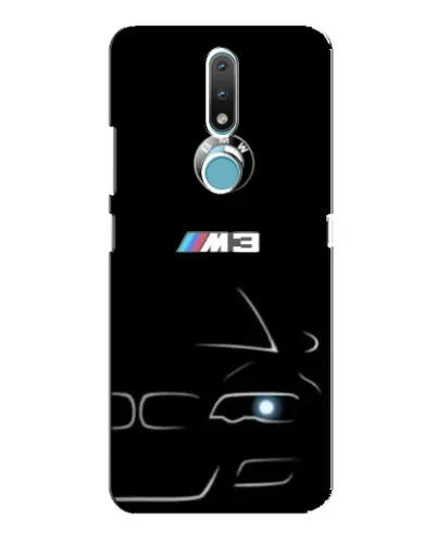 Чохол для Nokia 2.4 з картинкою «Мінімалістичний принт BMW M3»