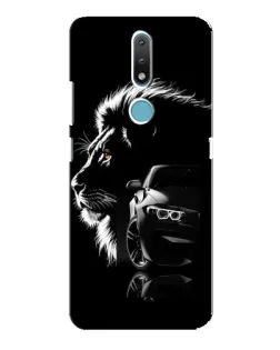 Чохол для Nokia 2.4 з картинкою «BMW та лев» Чохол для Nokia 2.4 з картинкою «BMW та лев»