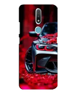 Чохол для Nokia 2.4 з картинкою «Спортивна BMW та квіти» Чохол для Nokia 2.4 з картинкою «Спортивна BMW та квіти»