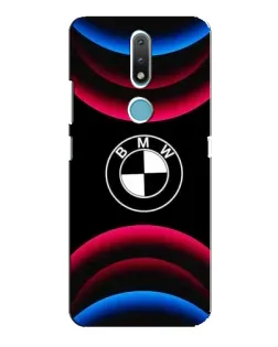 Чохол для Nokia 2.4 з картинкою «Логотип BMW та неонові дуги» Чохол для Nokia 2.4 з картинкою «Логотип BMW та неонові дуги»