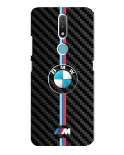 Чохол для Nokia 2.4 з картинкою «Емблема BMW та карбон» Чохол для Nokia 2.4 з картинкою «Емблема BMW та карбон»