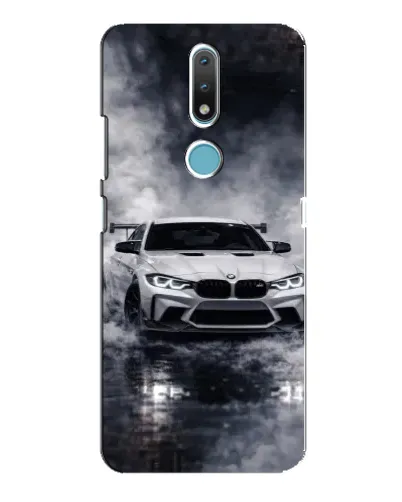 Чохол для Nokia 2.4 з картинкою «BMW крізь туман»