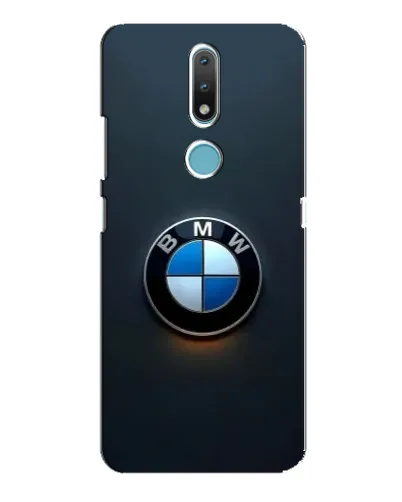 Чохол для Nokia 2.4 з картинкою «Логотип BMW — мінімалізм»
