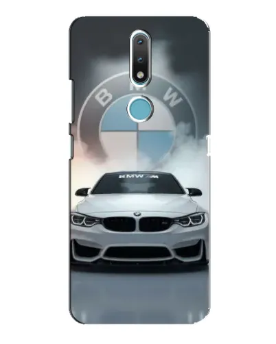 Чехол для Nokia 2.4 с картинкой «BMW в белом дыму» Чехол для Nokia 2.4 с картинкой «BMW в белом дыму»