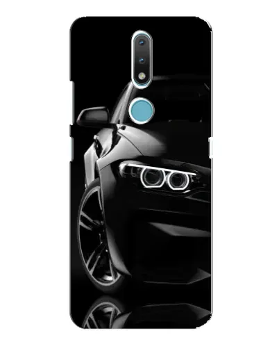 Чехол для Nokia 2.4 с картинкой «Черная BMW — профиль» Чехол для Nokia 2.4 с картинкой «Черная BMW — профиль»