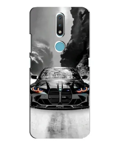 Чехол для Nokia 2.4 с картинкой «BMW — акварельный дрифт» Чехол для Nokia 2.4 с картинкой «BMW — акварельный дрифт»