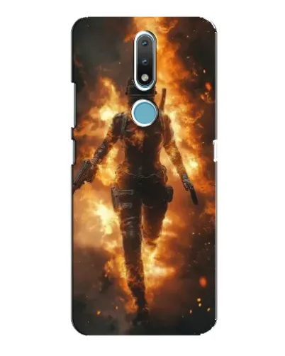 Чохол для Nokia 2.4 з картинкою «BMW — швидкість у дощі»