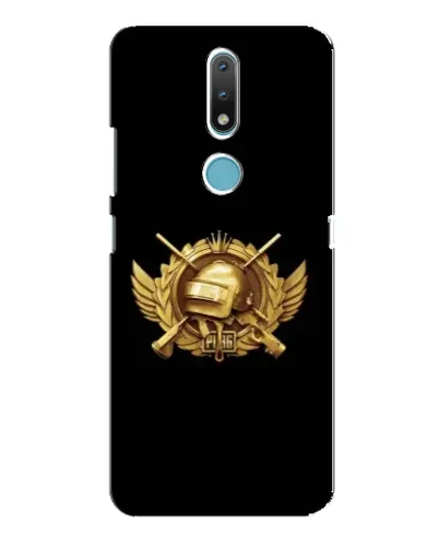 Чохол для Nokia 2.4 з картинкою «PUBG — помаранчевий градієнт»
