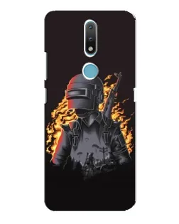 Чохол для Nokia 2.4 з картинкою «PUBG — вогняний силует» Чохол для Nokia 2.4 з картинкою «PUBG — вогняний силует»