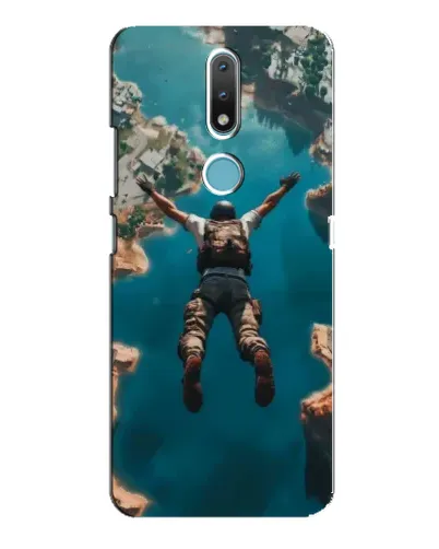 Чохол для Nokia 2.4 з картинкою «PUBG — вільне падіння»