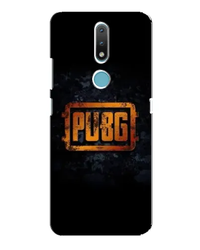 Чохол для Nokia 2.4 з картинкою «PUBG — золотий логотип»