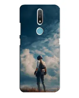 Чохол для Nokia 2.4 з картинкою «Герой PUBG на скелі» Чохол для Nokia 2.4 з картинкою «Герой PUBG на скелі»