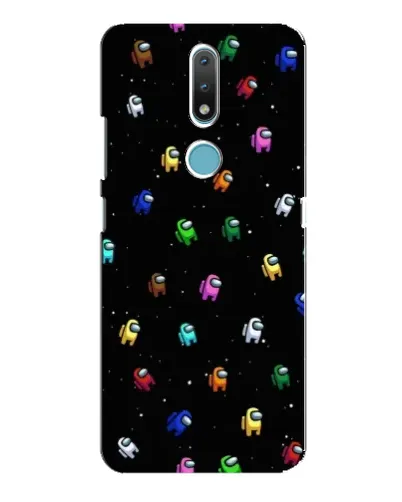 Чехол для Nokia 2.4 с картинкой «Экипаж Among Us» Чехол для Nokia 2.4 с картинкой «Экипаж Among Us»