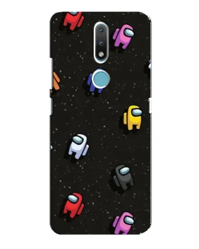 Чехол для Nokia 2.4 с картинкой «Космический паттерн Among Us» Чехол для Nokia 2.4 с картинкой «Космический паттерн Among Us»